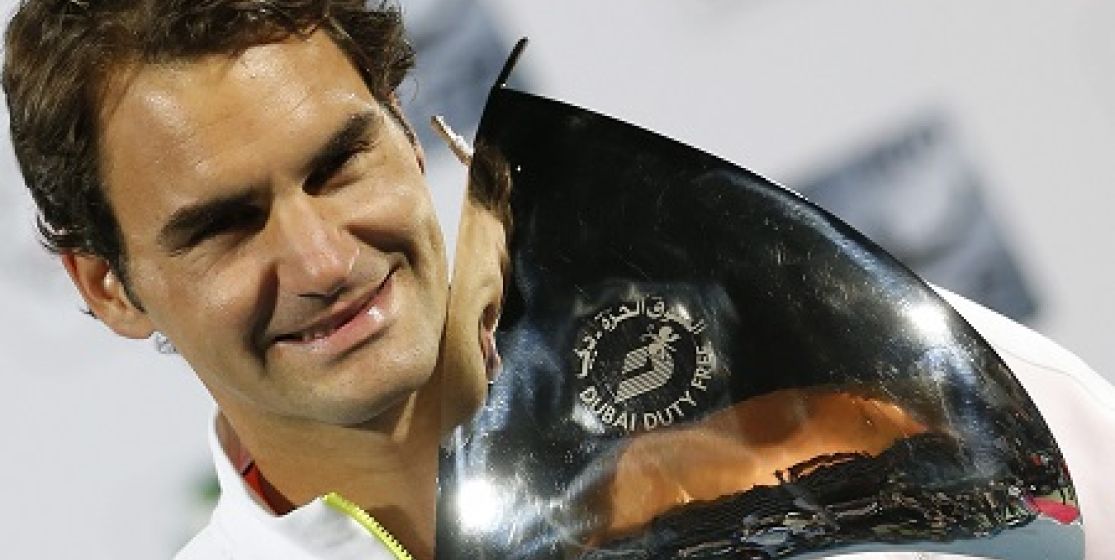 FEDERER PASSES 9,000 CAREER ACES WITH DUBAI TITLE