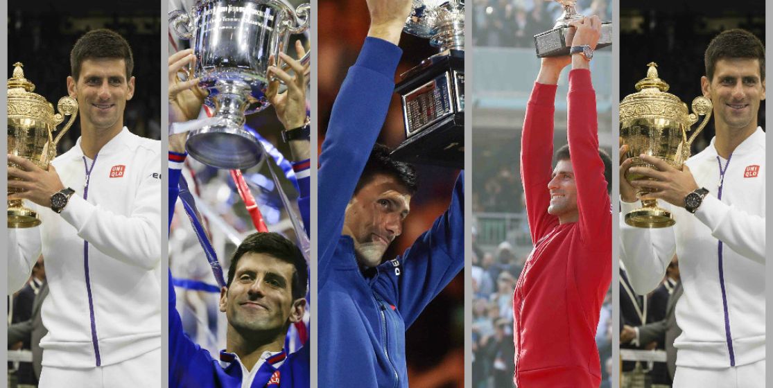 La manita de Novak Djokovic