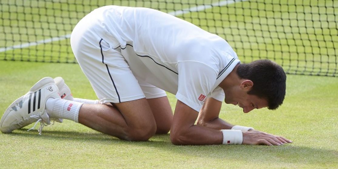 Djokovic, the grass-eater