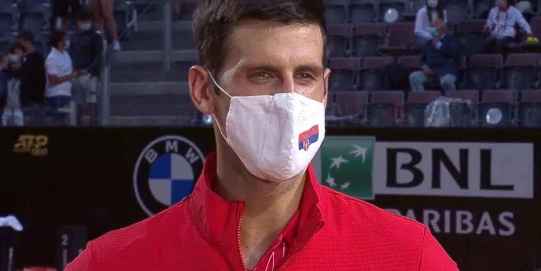 Novak Djokovic at Internazionali BNL d'Italia