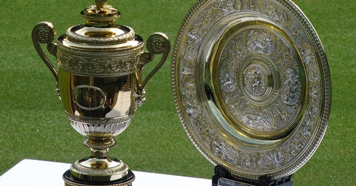 wimbledon tennis trophy