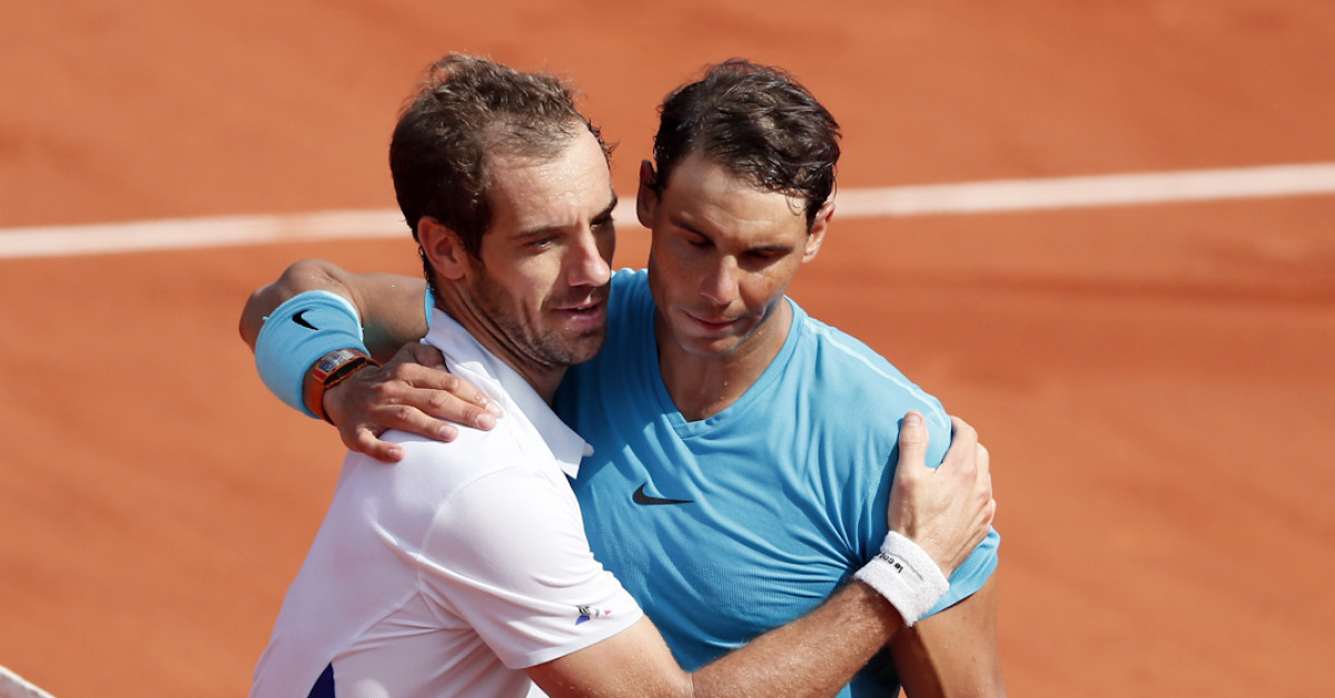 Nadal, Gasquet: linked even in retirement