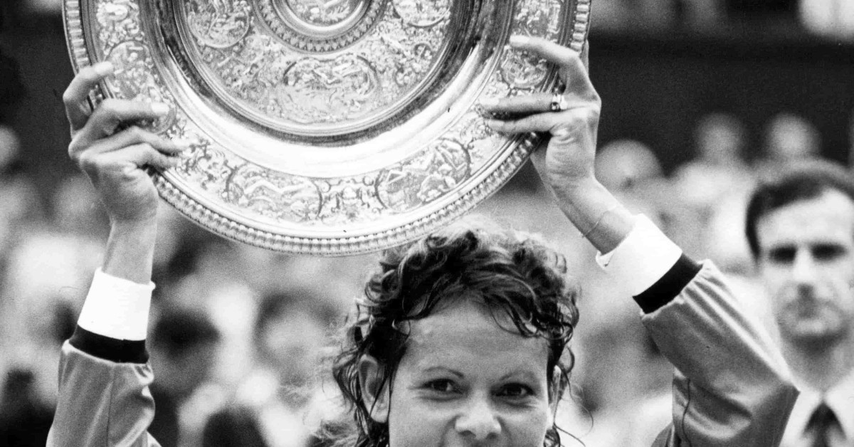 Billie jean king v evonne goolagong Banque de photographies et d'images