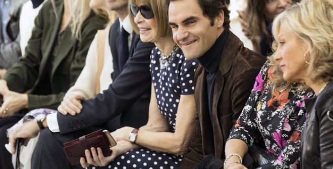 Roger Federer à la Fashion Week