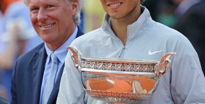 Nadal avec Borg