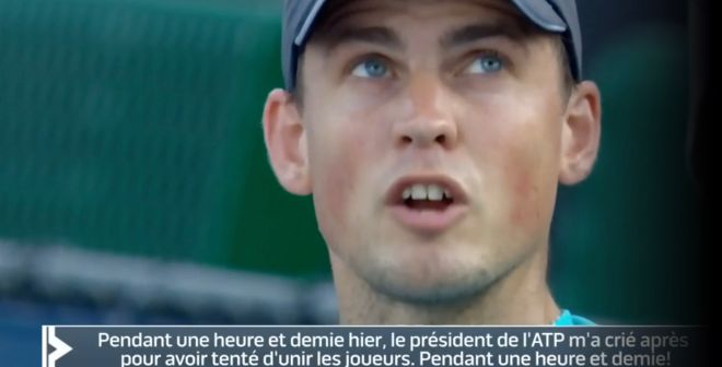 Pospisil tendu comme&hellip; une raquette de tennis