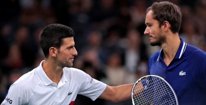 Novak Djokovic : "Une grande rivalité se développe entre Daniil Medvedev et moi"