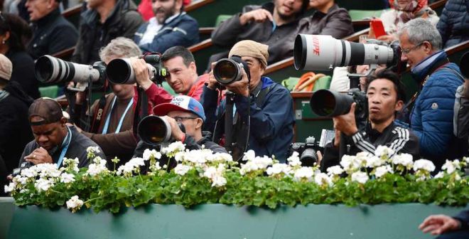 Vie et anecdotes d’une photographe sur les courts